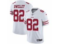 Ross Dwelley Men's San Francisco 49ers Nike Vapor Untouchable Jersey - Limited White