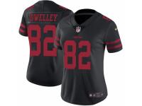 Ross Dwelley Women's San Francisco 49ers Nike Alternate Vapor Untouchable Jersey - Limited Black