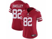 Ross Dwelley Women's San Francisco 49ers Nike Team Color Vapor Untouchable Jersey - Limited Red