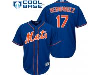 Royal Blue  Keith Hernandez Men's Jersey #17 Cool Base MLB New York Mets Majestic Alternate Home