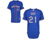 Royal Blue Lucas Duda Men #21 Majestic MLB New York Mets Cool Base Alternate Road Jersey