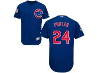 Royal Dexter Fowler Men #24 Majestic MLB Chicago Cubs Flexbase Collection Jersey