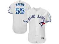 Russell Martin Toronto Blue Jays Majestic 40th Anniversary Flexbase Authentic Collection Jersey - White