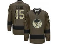 Sabres #15 Jack Eichel Green Salute to Service Stitched NHL Jersey