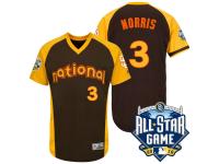 San Diego Padres Derek Norris #3 Brown National 2016 MLB All-Star Game Run Derby Authentic Cool Base Jersey