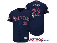 Seattle Mariners #22 Robinson Cano Navy Stars & Stripes 2016 Independence Day Flex Base Jersey