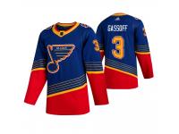 St. Louis Blues Bob Gassoff 90s Vintage 2019-20 Youth Retired Royal Jersey