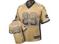 St. Louis Rams Eric Dickerson Youth Jersey - Gold Drift Fashion Nike NFL #29 Game
