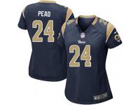 St. Louis Rams Isaiah Pead Women's Home Jersey - Navy Blue Nike NFL #24 Game
