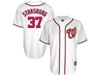 Stephen Strasburg Washington Nationals #37 Majestic Replica Jersey - White