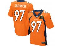 Super Bowl 50 Men Nike NFL Denver Broncos #97 Malik Jackson Authentic Elite Home Orange Jersey
