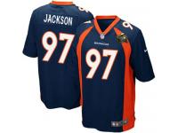 Super Bowl 50 Men Nike NFL Denver Broncos #97 Malik Jackson Navy Blue Game Jersey