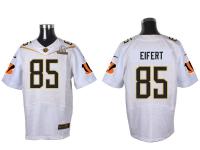 Super Bowl 50 Nike Cincinnati Bengals #85 Tyler Eifert Men Elite White Jerseys