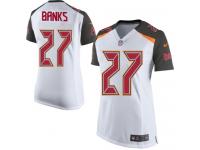 Tampa Bay Buccaneers Johnthan Banks Women's Road Jersey - White Nike NFL #27 Game