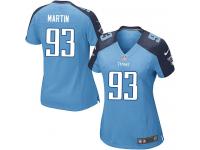 Tennessee Titans Mike Martin Women's Home Jersey - Light Blue Nike NFL #93 Game