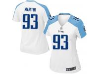 Tennessee Titans Mike Martin Women's Road Jersey - White Nike NFL #93 Game