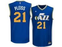 Tibor Pleiss Utah Jazz adidas Replica Jersey - Navy