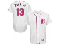 Tigers #13 Lance Parrish White Flexbase Authentic Collection 2016 Mother Day Stitched Baseball Jersey