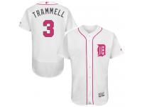 Tigers #3 Alan Trammell White Flexbase Authentic Collection 2016 Mother Day Stitched Baseball Jersey