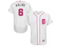 Tigers #6 Al Kaline White Flexbase Authentic Collection 2016 Mother Day Stitched Baseball Jersey
