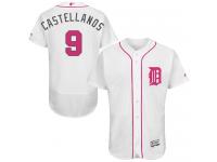 Tigers #9 Nick Castellanos White Flexbase Authentic Collection 2016 Mother Day Stitched Baseball Jersey