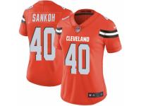 Tigie Sankoh Women's Cleveland Browns Nike Alternate Vapor Untouchable Jersey - Limited Orange