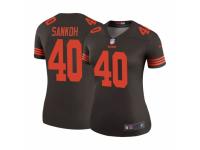 Tigie Sankoh Women's Cleveland Browns Nike Color Rush Jersey - Legend Vapor Untouchable Brown