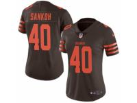 Tigie Sankoh Women's Cleveland Browns Nike Color Rush Jersey - Limited Brown