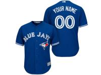 Toronto Blue Jays Majestic Cool Base Custom Jersey - Royal