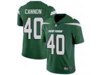 Trenton Cannon Limited Green Home Men's Jersey - Football New York Jets #40 Vapor Untouchable