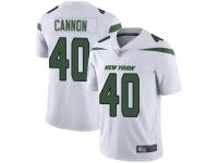 Trenton Cannon Limited White Road Men's Jersey - Football New York Jets #40 Vapor Untouchable