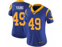 Trevon Young Women's Los Angeles Rams Nike Alternate Vapor Untouchable Jersey - Limited Royal