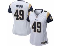 Trevon Young Women's Los Angeles Rams Nike Jersey - Game White