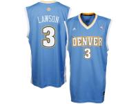 Ty Lawson Denver Nuggets adidas Youth Replica Road Jersey - Light Blue