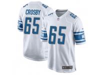 Tyrell Crosby Detroit Lions Men's Game Nike Jersey - White