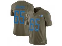 Tyrell Crosby Detroit Lions Men's Limited Salute to Service Nike Jersey - Green