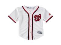 Washington Nationals Majestic Toddler Official Cool Base Jersey - White