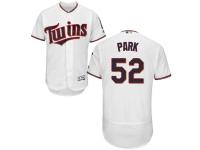 White Byung-Ho Park Men #52 Majestic MLB Minnesota Twins Flexbase Collection Jersey