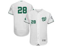 White Celtic Jayson Werth Men #28 Majestic MLB Washington Nationals Flexbase Collection Jersey