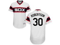 White David Robertson Men #30 Majestic MLB Chicago White Sox Flexbase Collection Jersey