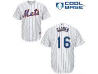White  Dwight Gooden Men's Jersey #16 Cool Base MLB New York Mets Majestic Home
