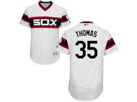White Frank Thomas Men #35 Majestic MLB Chicago White Sox Flexbase Collection Jersey