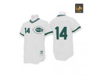White-Green Throwback Pete Rose Men #14 Mitchell And Ness MLB Cincinnati Reds Jersey