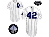 White Mariano Rivera Men #42 Majestic MLB New York Yankees GMS The Boss Jersey