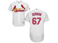White Matt Bowman Men #67 Majestic MLB St. Louis Cardinals Flexbase Collection Jersey