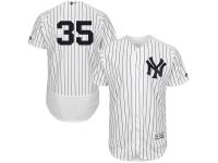 White-Navy Michael Pineda Men #35 Majestic MLB New York Yankees Flexbase Collection Jersey
