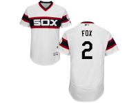 White Nellie Fox Men #2 Majestic MLB Chicago White Sox Flexbase Collection Jersey