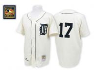 White Throwback Denny Mclain Men #17 Mitchell And Ness MLB Detroit Tigers Jersey