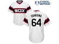 White Travis Ishikawa Men #64 Majestic MLB Chicago White Sox Cool Base Alternate Jersey