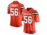 Willie Harvey Men's Cleveland Browns Nike Alternate Jersey - Game Orange
